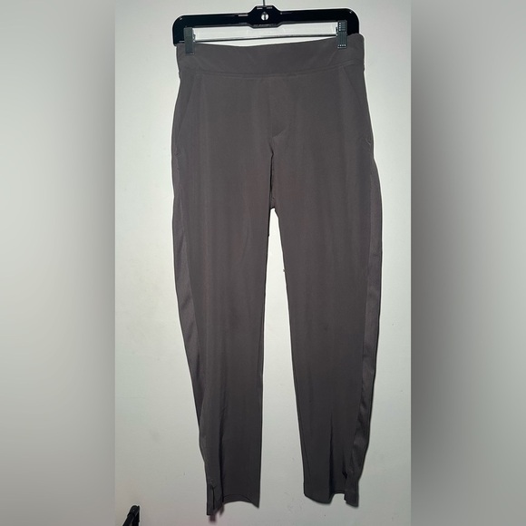 Athleta Gunmetal Workout Leggings Ankle Pants Size 2 - Picture 2 of 11